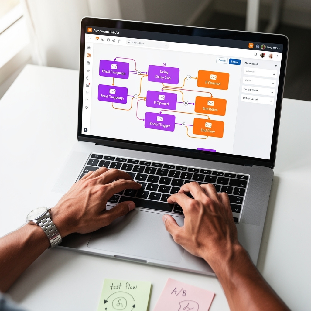 Configuración de flujo de trabajo digital en pantalla