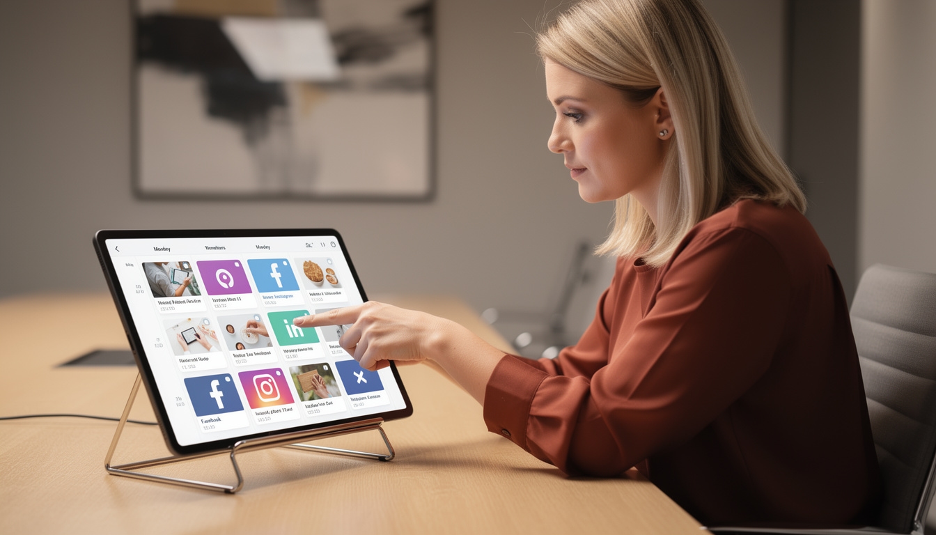 Interfaz de programación de publicaciones en redes sociales